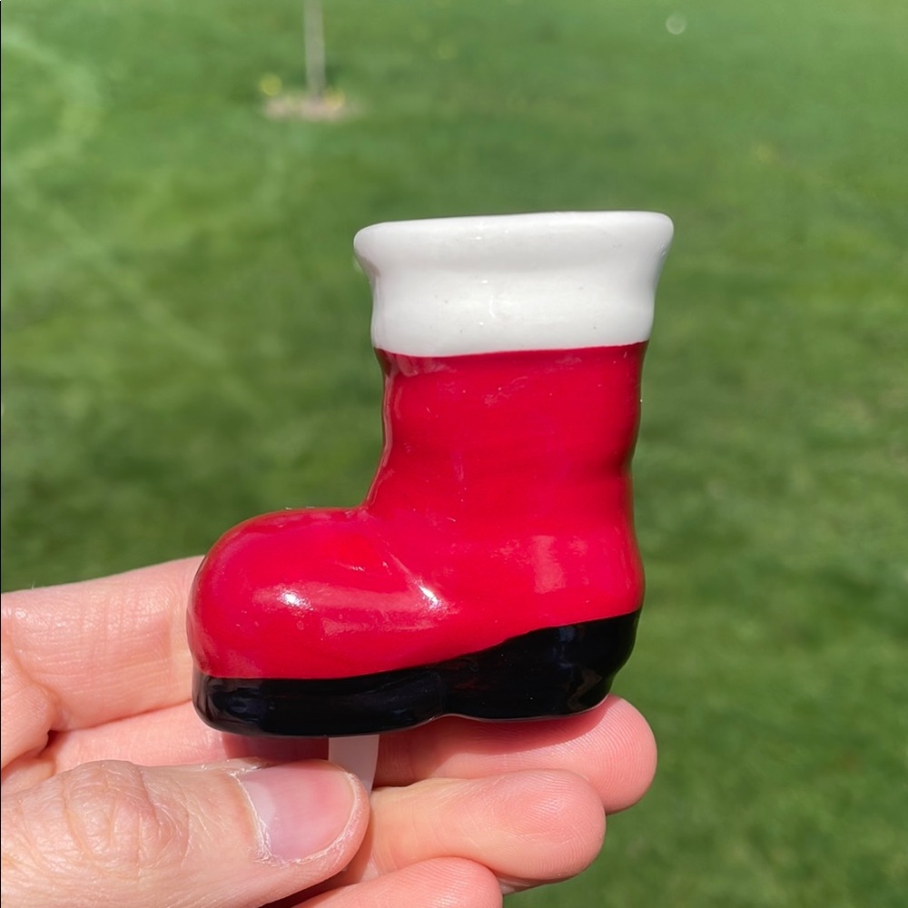 Nora Fleming Santa Boot